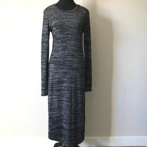 Grey Long Sleeve Bodycon Dress